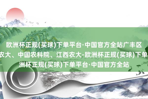 欧洲杯正规(买球)下单平台·中国官方全站广丰区委统战部邻接华中农大、中国农科院、江西农大-欧洲杯正规(买球)下单平台·中国官方全站