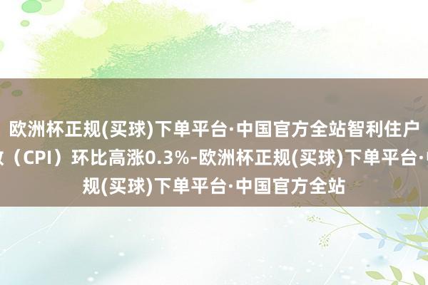 欧洲杯正规(买球)下单平台·中国官方全站智利住户铺张价钱指数（CPI）环比高涨0.3%-欧洲杯正规(买球)下单平台·中国官方全站