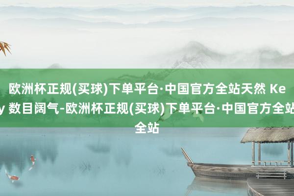 欧洲杯正规(买球)下单平台·中国官方全站天然 Key 数目阔气-欧洲杯正规(买球)下单平台·中国官方全站