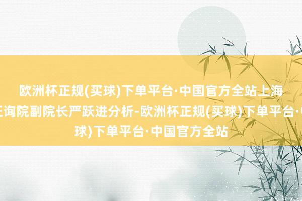 欧洲杯正规(买球)下单平台·中国官方全站　　上海易居房地产征询院副院长严跃进分析-欧洲杯正规(买球)下单平台·中国官方全站