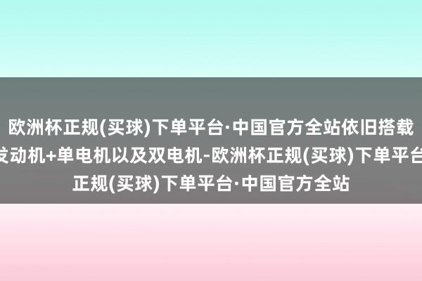 欧洲杯正规(买球)下单平台·中国官方全站依旧搭载2.5L天然吸气发动机+单电机以及双电机-欧洲杯正规(买球)下单平台·中国官方全站