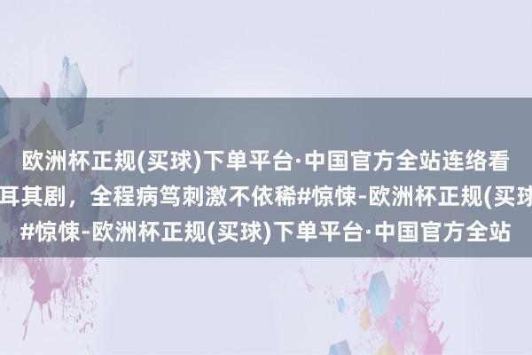 欧洲杯正规(买球)下单平台·中国官方全站连络看完一部冷门高分惊悚土耳其剧，全程病笃刺激不依稀#惊悚-欧洲杯正规(买球)下单平台·中国官方全站