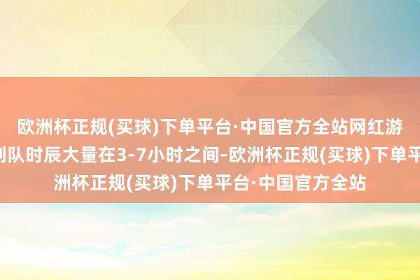 欧洲杯正规(买球)下单平台·中国官方全站网红游玩形状冰滑梯的列队时辰大量在3-7小时之间-欧洲杯正规(买球)下单平台·中国官方全站