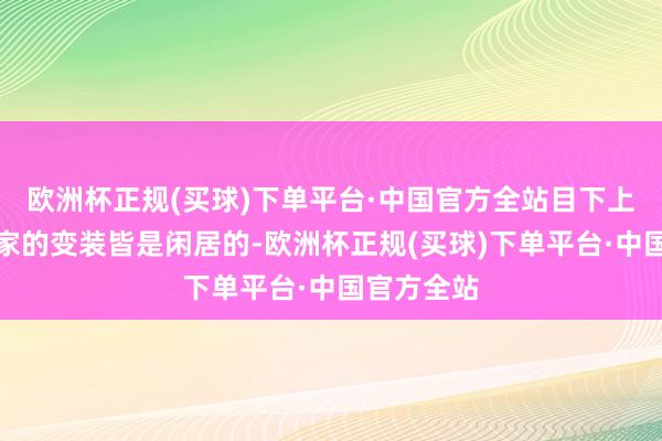 欧洲杯正规(买球)下单平台·中国官方全站目下上头这位玩家的变装皆是闲居的-欧洲杯正规(买球)下单平台·中国官方全站