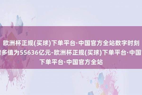 欧洲杯正规(买球)下单平台·中国官方全站数字时刻应用业增多值为55636亿元-欧洲杯正规(买球)下单平台·中国官方全站